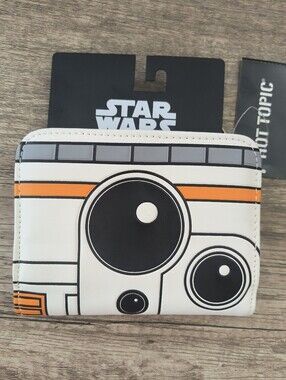 Disney Star Wars BB-8 Force Awakens Zip Wallet NEW